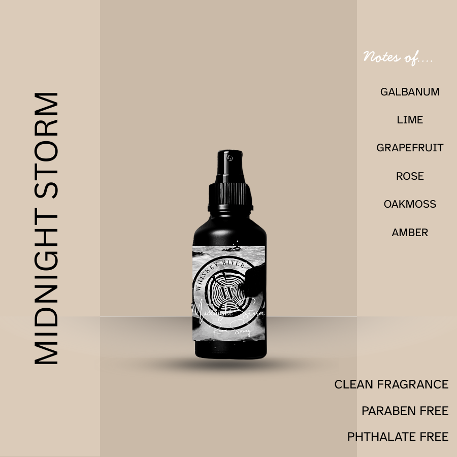 Midnight Storm Room Spray | Clean Handcrafted Home Fragrance