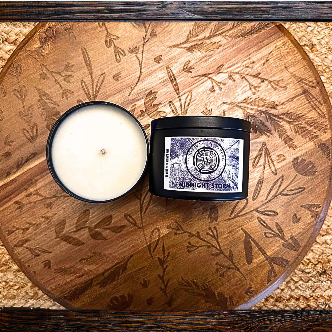 All Natural Soy Candle - Midnight Storm