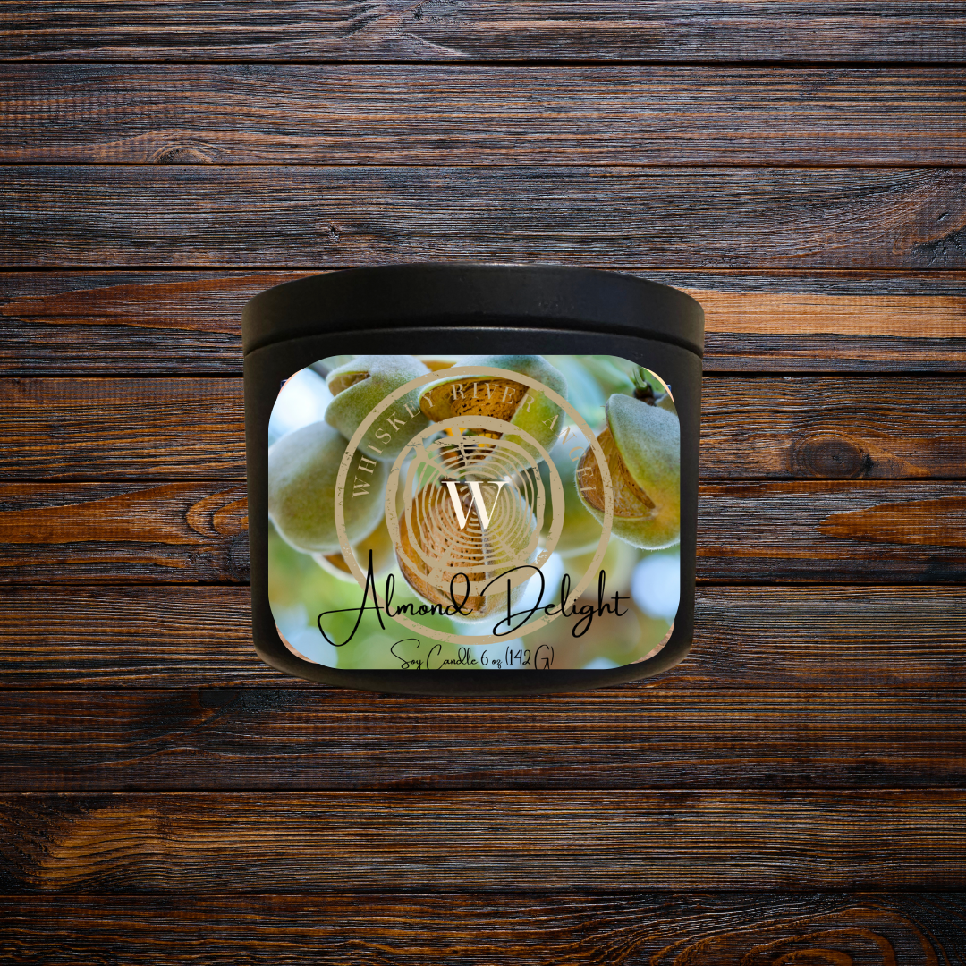 All Natural Soy Candle - Almond Delight