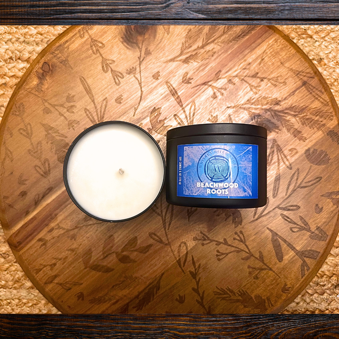 Soy Candle - Beachwood Roots