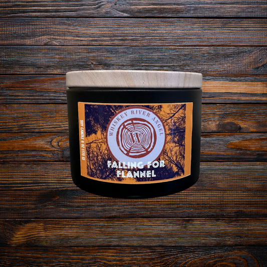 All Natural 6 oz Soy Candle  - Falling for Flannel