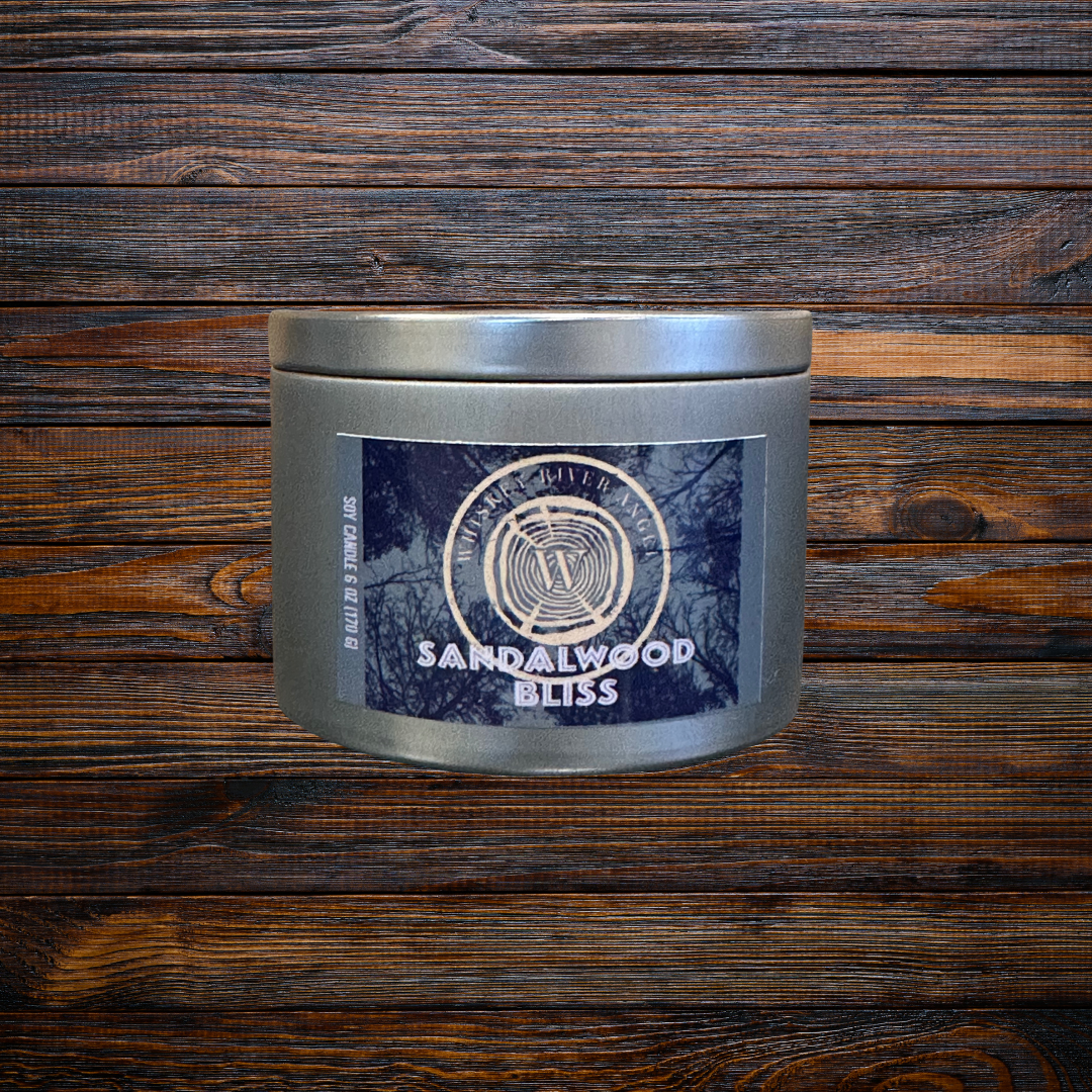 All Natural 6 oz Soy Candle - Sandalwood Bliss