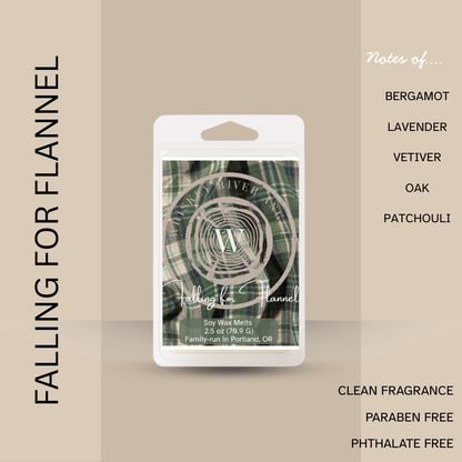 Falling for Flannel Wax Melts | All-Natural Soy Blend