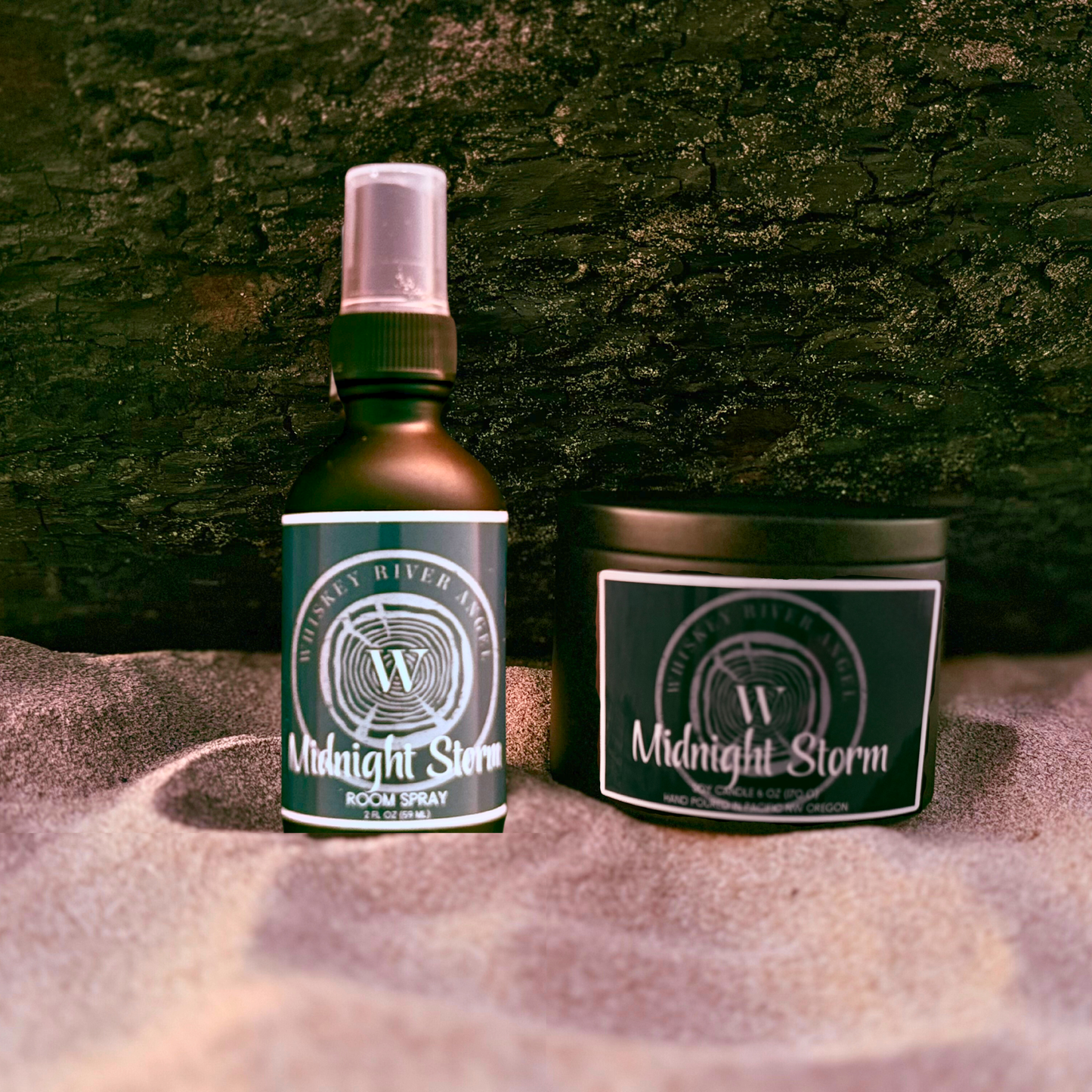 Midnight Storm Candle | Natural Soy Candle – Bold, Clean Home Fragrance