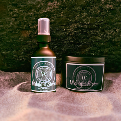 Midnight Storm Candle | Natural Soy Candle – Bold, Clean Home Fragrance