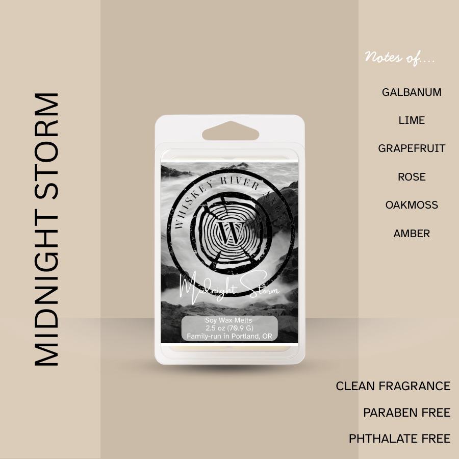 Midnight Storm Wax Melts | Hand-Poured Soy Blend