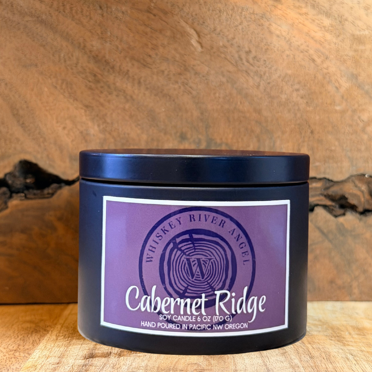 Cabernet Ridge Candle | Natural Soy Candle - Rustic Fruity Home Fragrance