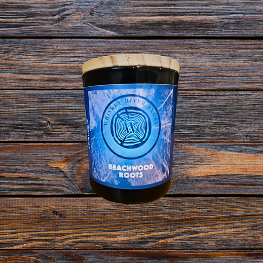 Soy Candle - Beachwood Roots Glass