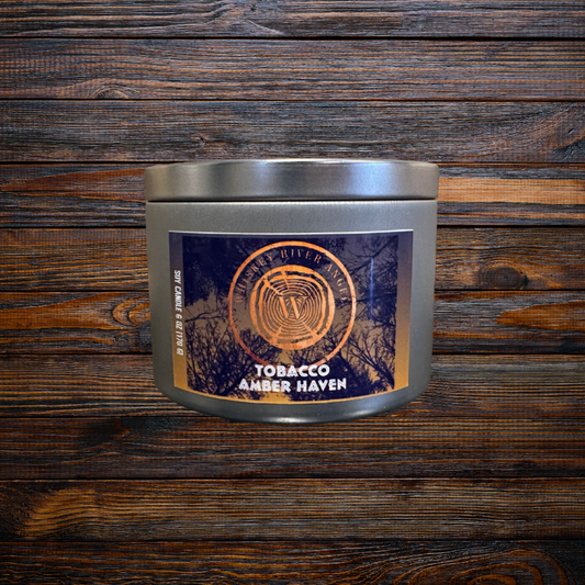 Soy Candle  - Tobacco Amber Haven